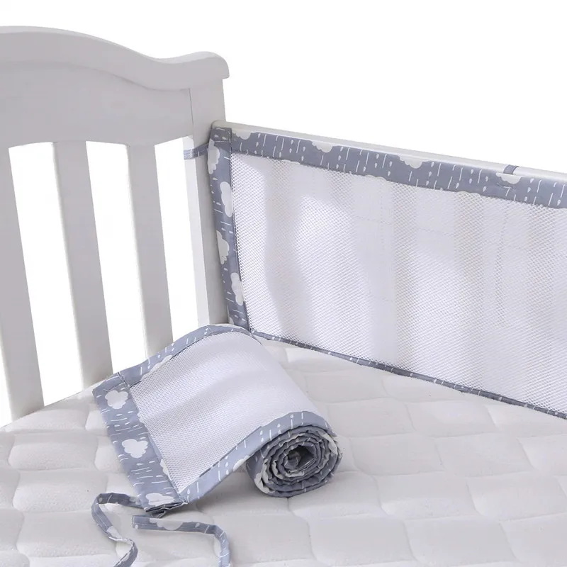 Crib Rail for Babies Bed Baby Crib Bumpers Collision Pads Half Around Baby Crib Liner Bedding