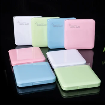 

2020 Mask Case Storage Box Portable Disposable Face Masks Container Safe Disposable Mask Storage Box Organizer Mask Storage