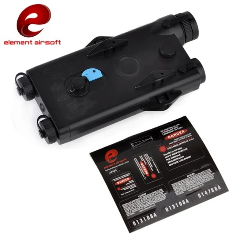 Чехол для аккумулятора Element Airsoft AN/PEQ 2 красная лазерная версия Softair Tactical 20 мм Rail PEQ