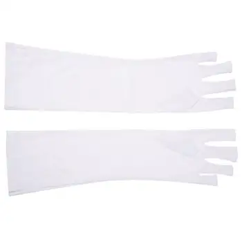 

Pair Nail Art UV Gel Anti-ultraviolet Protection Open-toed Glove Beauty Cosmetic