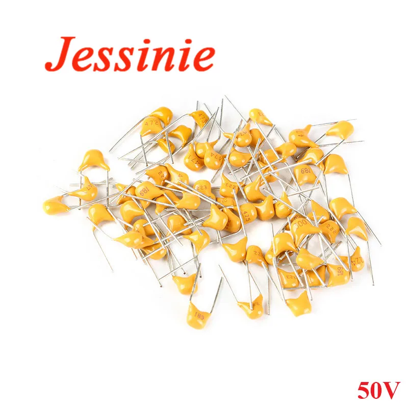 50Pcs50V20PF~4.7UFMonolithicCeramicChipCapacitorMLCCMulti-layerCeramicCapacitor5.08mmPinPitch100NF22NF1UF4.7UF-AliExpress502