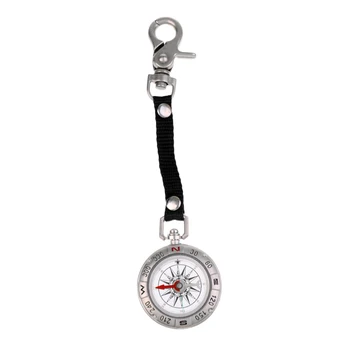 

Compass Navigation With Hook For Survival Hiking Walking Outdoor Activities