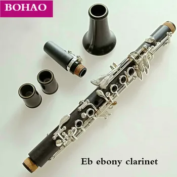 

Professional Clarinet ebony wood Eb Key Clarinet E flat Good Sound Free Case 1 order