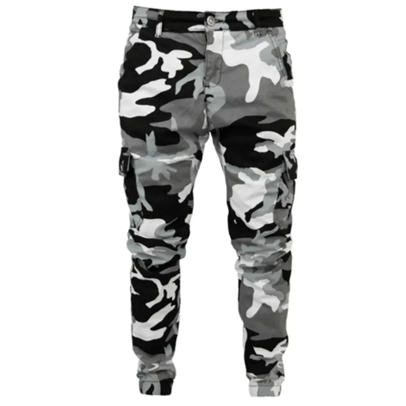 Tasa de descuento Pantalones vaqueros ajustados para hombre, Jeans elásticos de estilo Hip Hop para motocicleta, estilo militar YDwpeaAEM5o