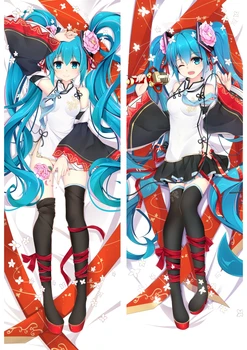 

Japanese Anime Hatsune Miku Pillowcase custom made decorative hugging body pillow case cover
