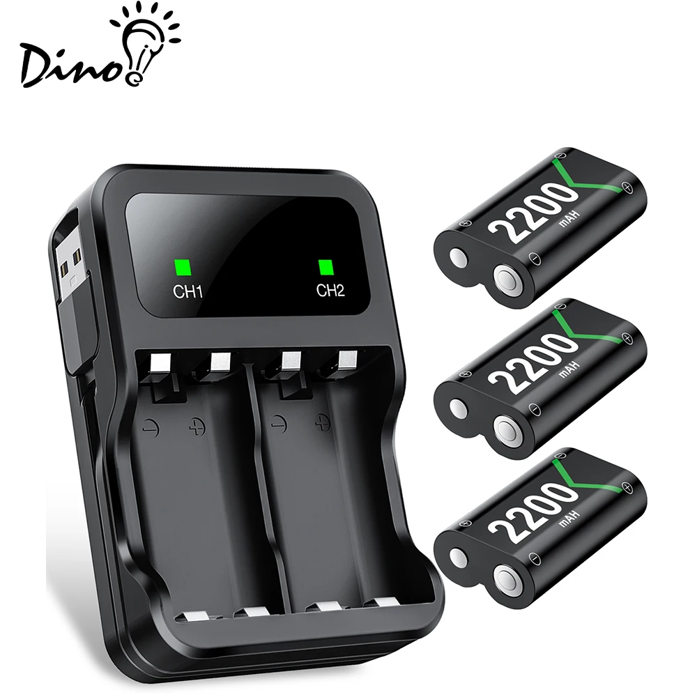

3Pcs Rechargeable Battery Pack For Xbox Series X/Xbox Series S Controller USB Charger For Xbox One X/Xbox One S/Xbox One Elite