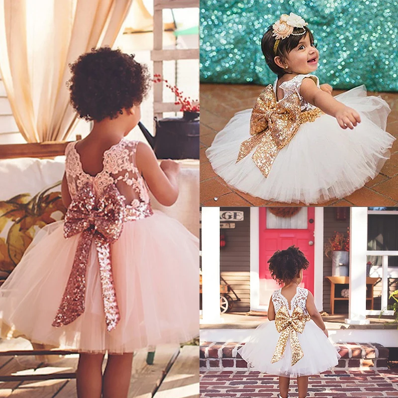 Birthday Dress for Bbay Toddler Newborn Birthday Party Princess Dresses