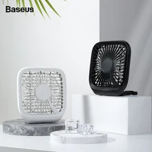 Baseus Usb Mini Fans Electric Portable Fan For Car Backseats Air Conditioner 3-Speed Hold Small For Office Gadgets Desktop Desk