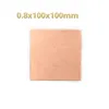 1pcs 99.9% Copper Sheet Plate DIY Handmade material Pure Copper Tablets DIY Material for Industry Mould or Metal Art 0.8*100*100 ► Photo 2/4