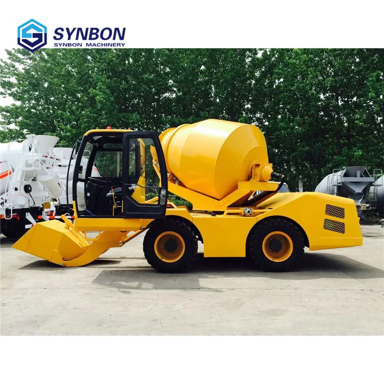 SYNBON new 4.0 cubic meter Self Loading Concrete Mixer Concrete