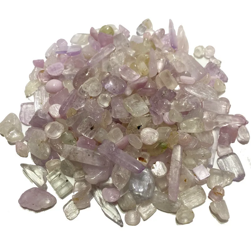 

Natural Purple lithium fai Quartz Crystal Gravel Degauss Purification stone mineral Fish tank Health Decoration Furnishing