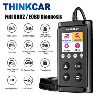 Диагностический инструмент OBD2 THINKCAR THINKOBD 20 инструмент для проверки двигателя OBD 2 Автомобильный сканер PK CR5001 cr3001 LAUNCH KW650 ODB Диагностический инструмент OBD2 THINKCAR THINKOBD 20 инструмент для проверки двигателя OBD 2 Автомобильный сканер PK CR5001 cr3001 LAUNCH KW650 ODB