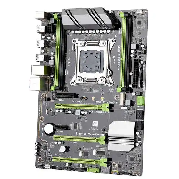  Black X79-P3 Gaming Motherboard LGA 2011 ATX Support for Intel Xeon Core CPU 4 X 32GB 128GB DDR3 RA