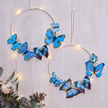 

2020 Nordic Room Decoration Butterfly Dream Catcher Room Decor Wall Hanging Garden Decoration Habitacion Outdoor Accessories