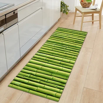 

3D Printed Long Carpet Non-slip Absorbent Bathroom Kitchen Mat Sofa Wardrobe Shoe Cabinet Floor Mat Picnic Rug