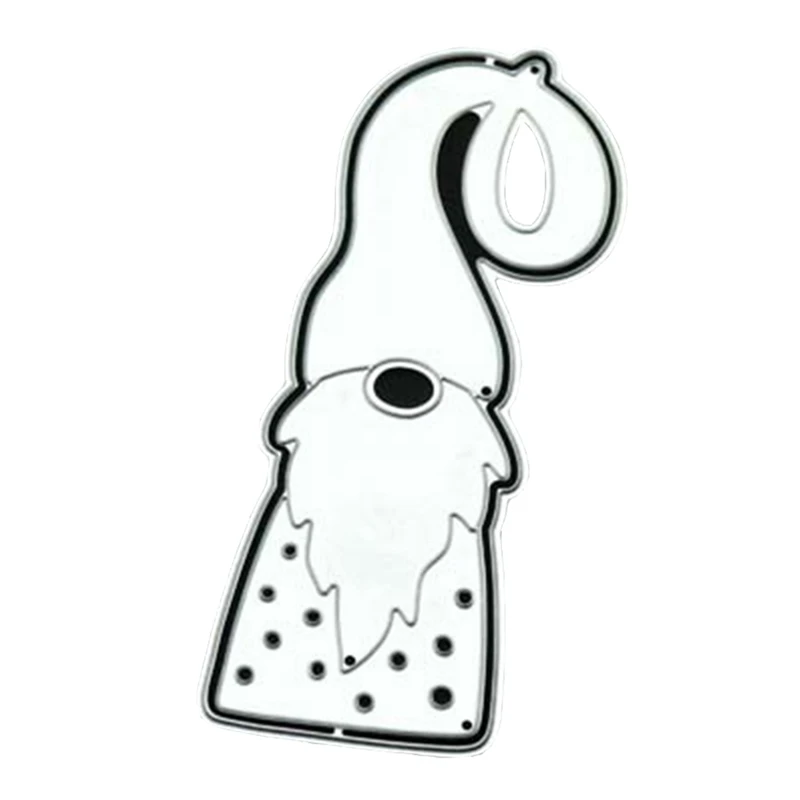 

New Design Craft Santa Metal Cutting Die Die Cuts Gnome Santa Claus Decor Scrapbook Album Paper Card Craft Embossing Die Cuts