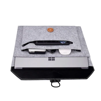 

ValueWin Laptop Sleeve case Felt for Macbook Air/Pro 11 12 13 14 15 Notebook bag Tablet Case For Dell Lenovo Hp asus Acer Men