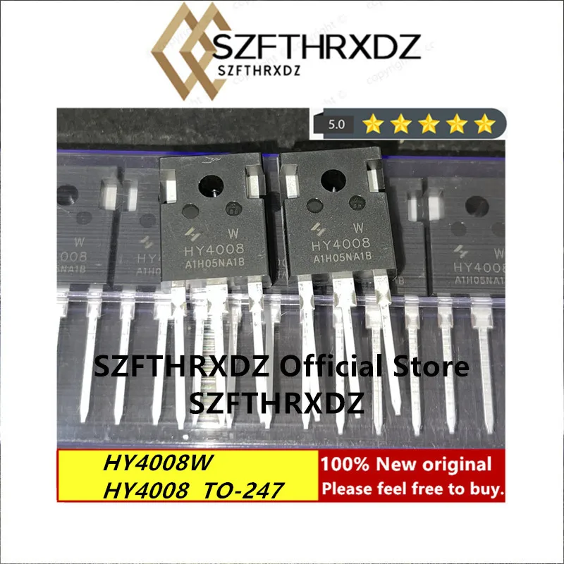100% Новый оригинальный HY4008W TO-247A-3L HY4008 TO247 80V 200A 30 шт./трубка 330 шт./корт (10 шт.) |