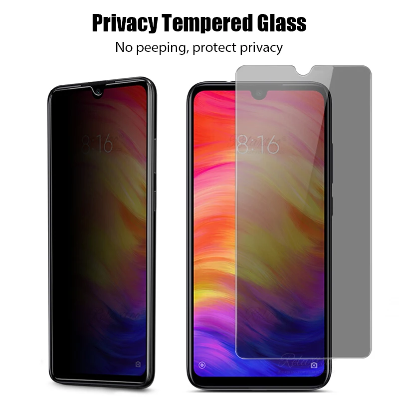 Zonyee 3er Pack Sichtschutzfolie Für Xiaomi Redmi Note 9S/9 Pro/9 Pro Max – 9H Gehärtetes Glas, Anti-Spy & Kratzfest