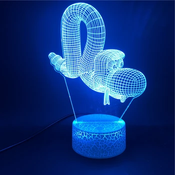 

The Caterpillar Alarm Clock Base Colorful with Remote Led Night Light Touch Sensor Lamp Bedroom Bright Base Bluetooth Dropship