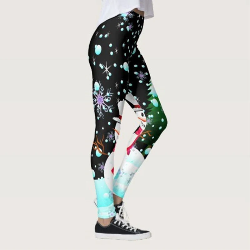 Women Leggings Christmas Skinny 