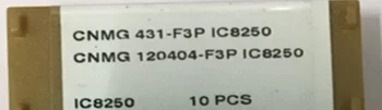

ISCAR 10PCS CARBIDE INSERT CNMG 120404-F3P IC8250