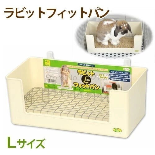 Черный Японский высокого SANKO супер большой туалет L/M кролик Туалет - Цвет: Черный