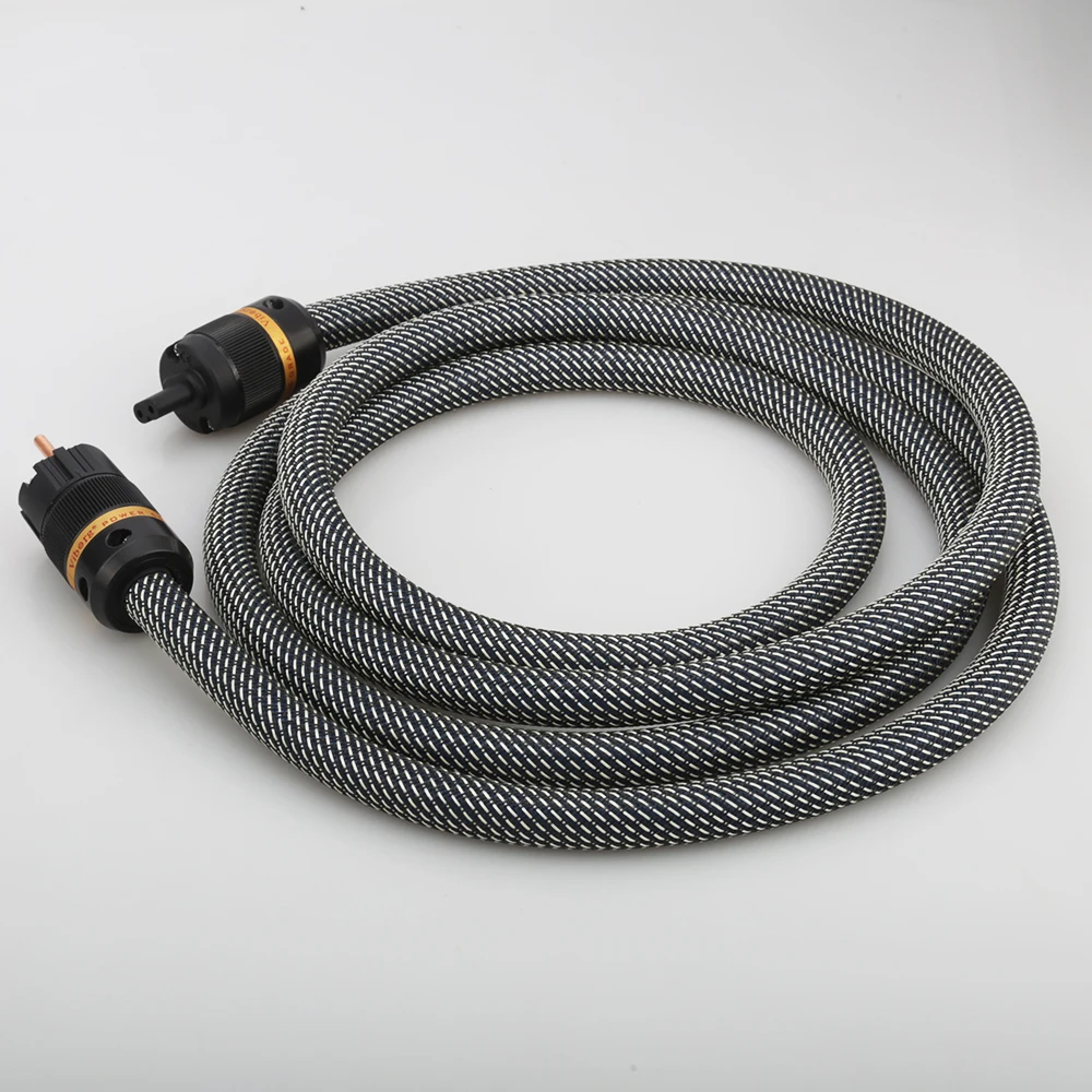 Высококачественный аудиокабель 10awg шнур питания Hi Fi Schuko силовой кабель 16 мм