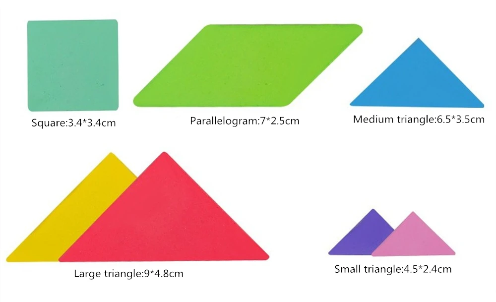 D-fantix magnético tangram quebra-cabeças livro jogo formas dissecção com  solução brinquedos para crianças adultos estudantes desafio (360 padrões) -  AliExpress