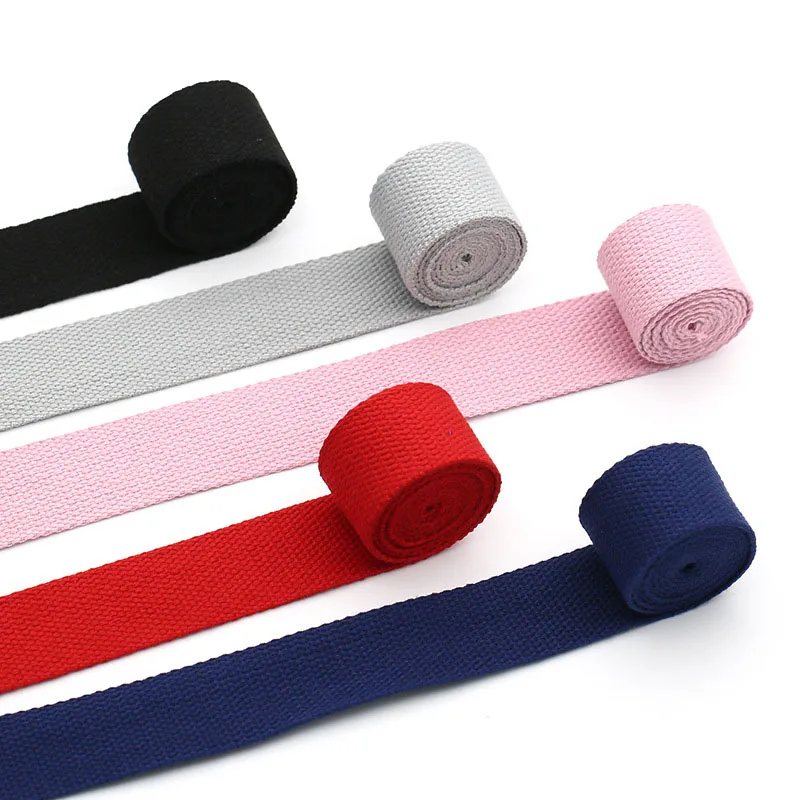 Canvas Ribbon Belt Polyester/Cotton Webbing Bag Belt Accessories 2 Meters 32mm