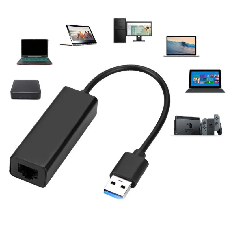 Портативный адаптер-конвертер 2020 сетевая карта 100M USB-адаптер-конвертер для Wii/Wii U |