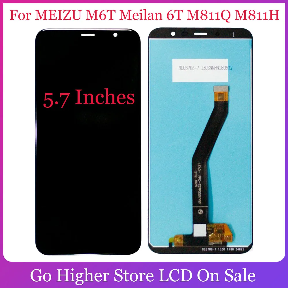5 7 дюймов для MEIZU M6T Meilan Note 6T M811Q M811H ЖК-дисплей Дисплей кодирующий преобразователь
