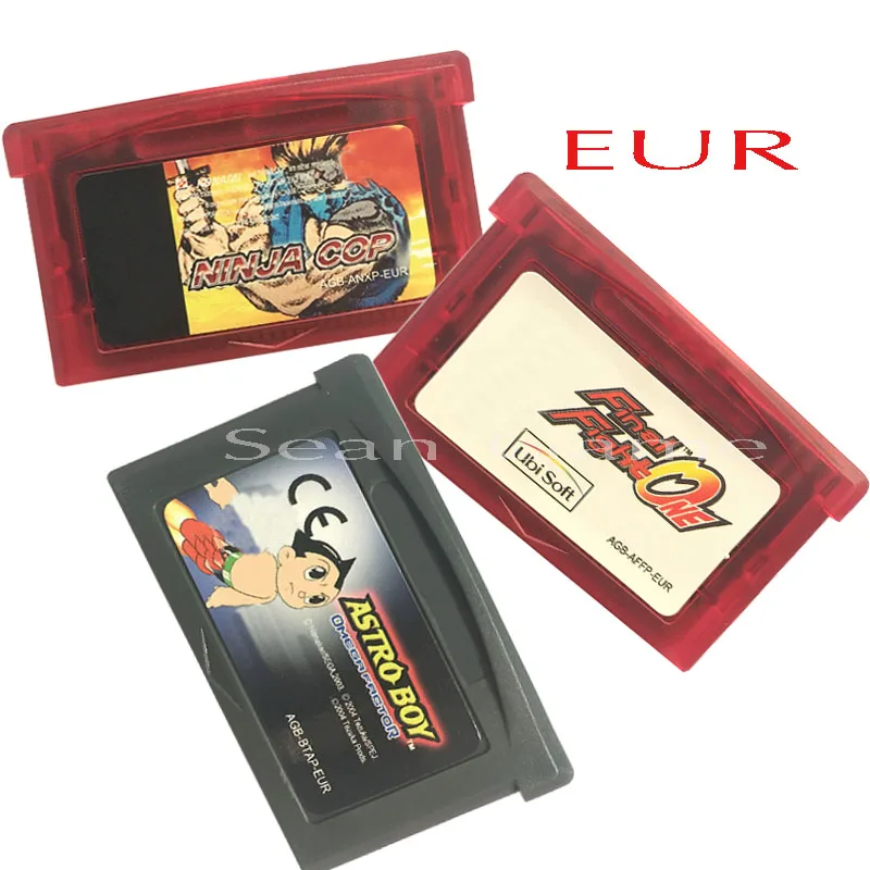 32 Bit EUR портативная консоль видео игровая карта-картридж Ninja Cop/Final Fight One/Astro Boy Omega версия первая коллекция