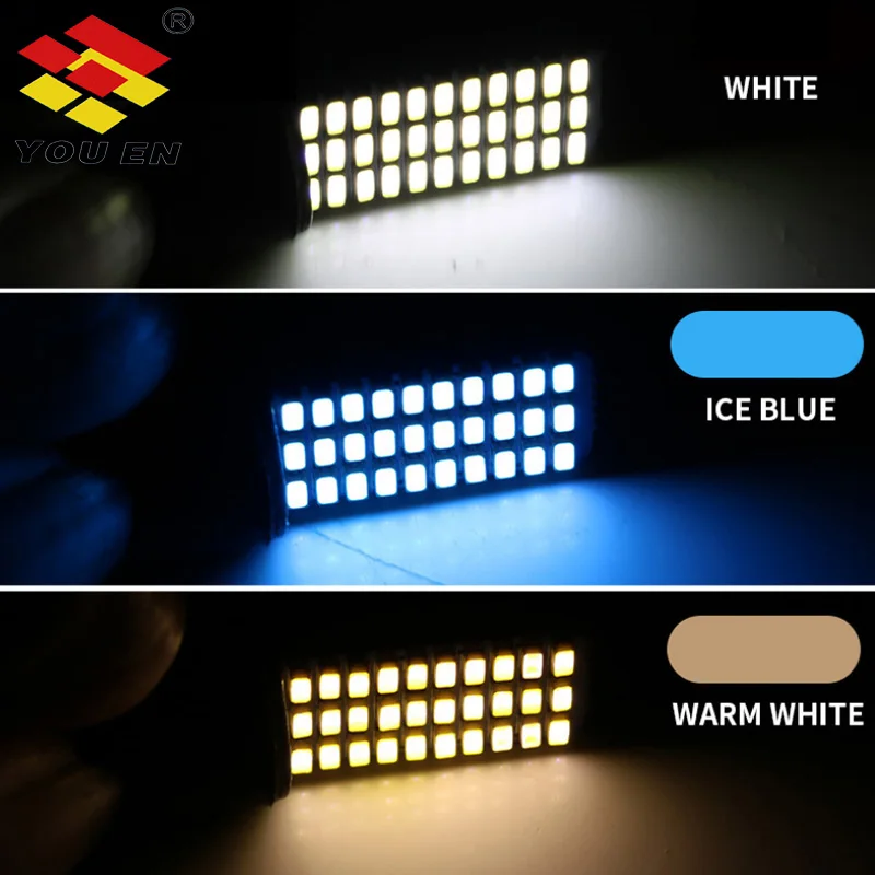 Светодиодсветодиодный лампы YOUEN T10 192 194 168 W5W 33 SMD 33SMD 3014 автомобильные задние