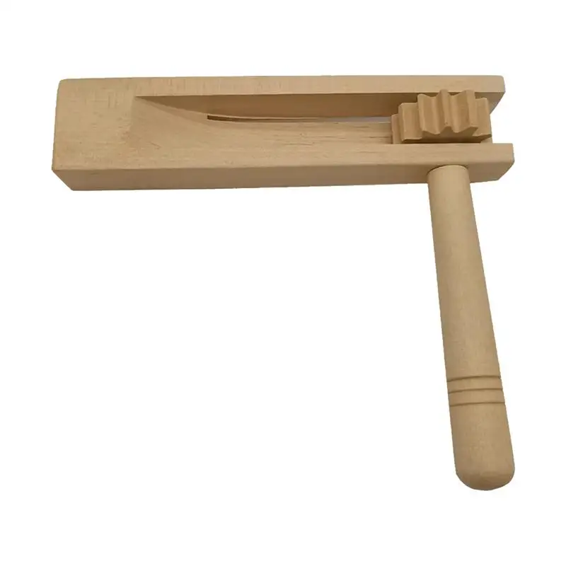 

1pc Wooden Ratchet Noise Maker Educational Toy Traditional Matraca for Kids