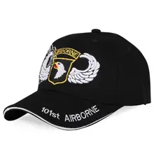 Черная бейсбольная кепка s Америка армия 101st Airborne дивизия шапки с вышивкой для мужчин папа Кепка AIR FORCE спортивная шапка тактическая Bone Snapback
