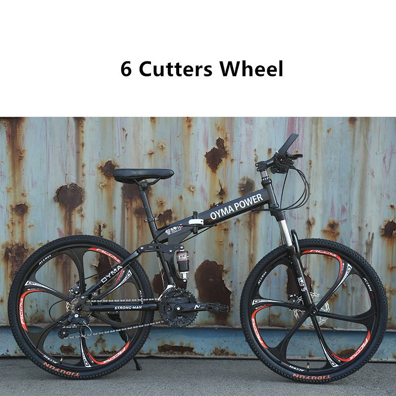 LOVELION Mountain Bike Carbon Steel Frame 24/26 Inch Wheel Dual Disc Brake 24/27 Speed Bicycle Outdoor Downhill Mtb Bicicleta