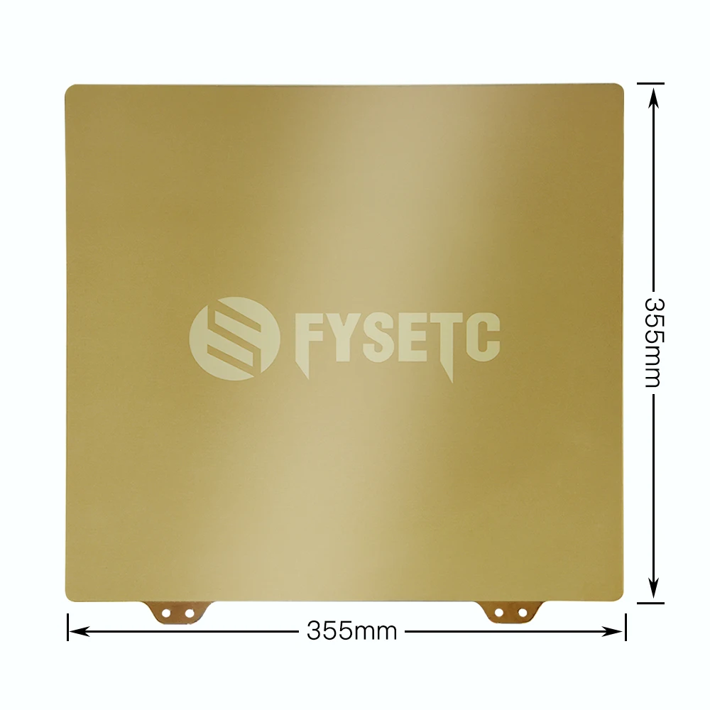 Fysetc Janusbps Dupla Face Pei Primavera Folha de Aço Texturizado e Suave 355x355 mm para Voron 2.4 Cama Quente - Imagem 6