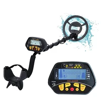 Adjustable Metal Detector MD-3028 with 8.5" Waterproof Coil,7 Target Categories, Depth Indication, LCD Display P/T function 2