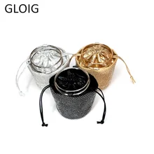 GLOIG свадебные сумки-клатчи для вечеринок бриллианты маленькие вечерние сумки с пряжкой дизайн женский кошелек