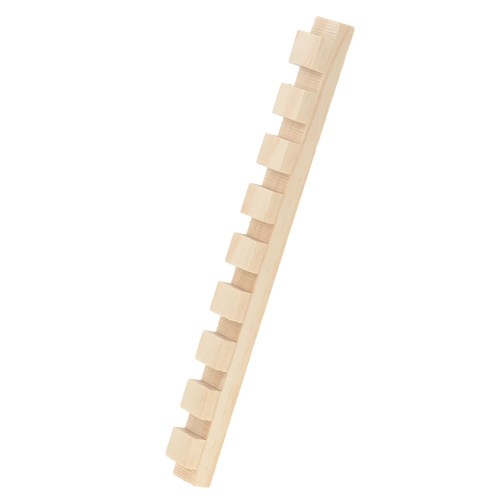26cm Wooden Mould for Domino Blocks Set Dominoes Building Blocks Racing Toy Tile Game for Party Gift
