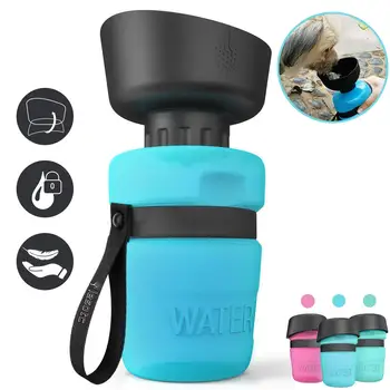 

Dog Drinking Water Bottle Outdoor Pet Puppy Cat Feeder Squeeze Dispenser Travel Water Cans Portable Cat Accessories 5