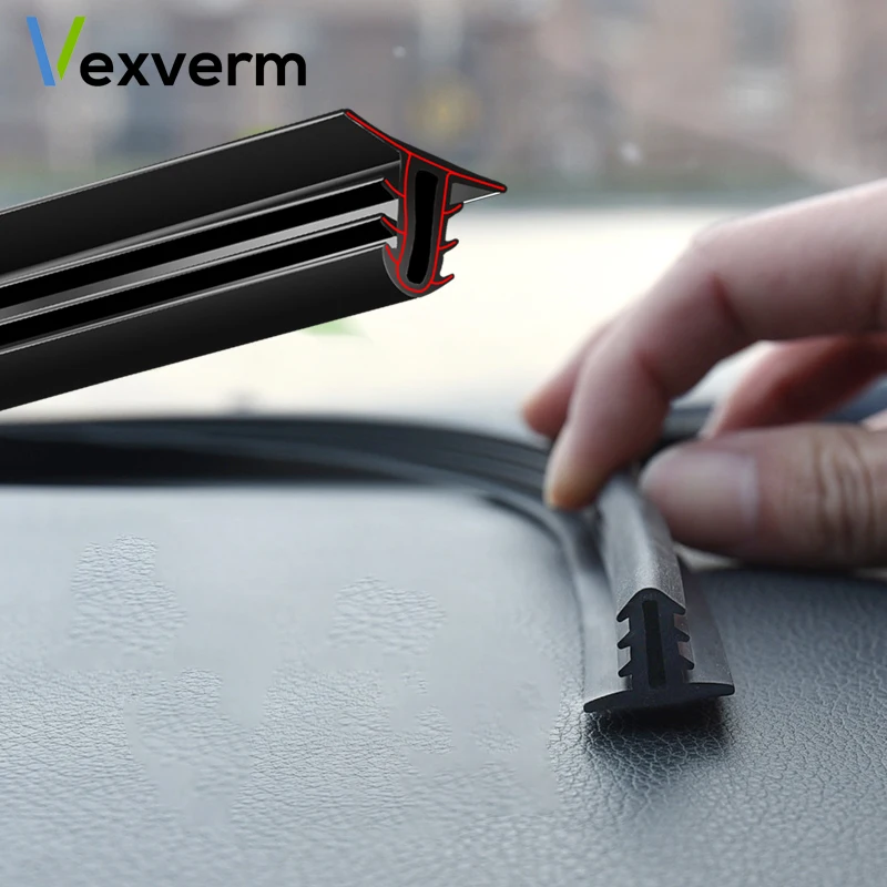 Car Sticker Dashboard Sealing Strips Rubber Seals Sound Insulation Universal Automobiles Interior Accessories car stickers,auto interior decors,car door seal strip