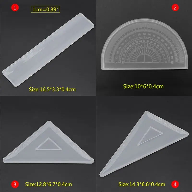 

2019 NEW Silicone Mold For Resin Ruler Mirror DIY Crafts Jewelry Handmade Stationery Epoxy Resin Mold Jewelry Tools