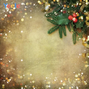 

Yeele Christmas Backdrop Tree Snow Bokeh Happy New Year Newborn Baby Birthday Custom Photography Background For Photo Studio