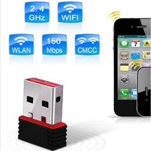 Portable High Speed 150 Mbps 802.11n Wifi Receiver Transmitter Wireless Computer Network Card Mini PC USB 2.0 Adapter For Laptop