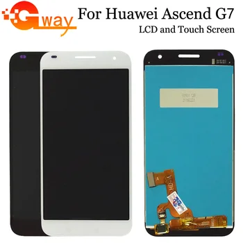 

White/Black For 5.5" Huawei Ascend G7 LCD Screen Display Touch Screen Digitizer Assembly Phone Accessories For Huawei G7 LCD