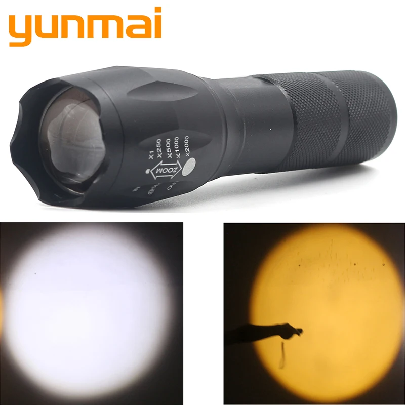 Суперводонепроницаемая светодиодная вспышка Yunmai Z20 XML2-U3 3000LM портативсветильник