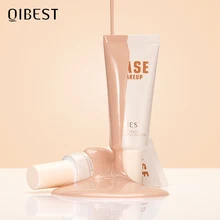 

QIBEST Liquid Foundation Makeup Face Invisible Full Coverage Concealer Whitening Moisturizer Soft Face Base Foundation Cream