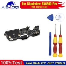 Usb plug placa de carga para blackview bv6800 pro cabo flexível do telefone móvel módulo carregamento peças reposição do telefone livre ferramentas